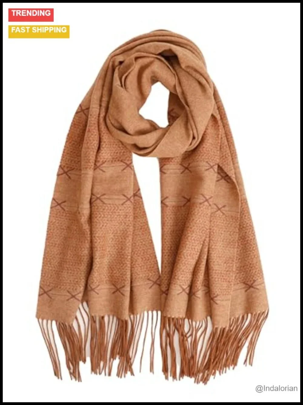 Oversized Tassel Pashmina Shawl Wrap 90% Lamb Wool Fall Winter Scarf